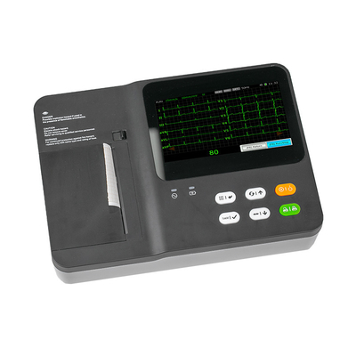 DE03 plastic electrocardiogram 3 channel ecg machine