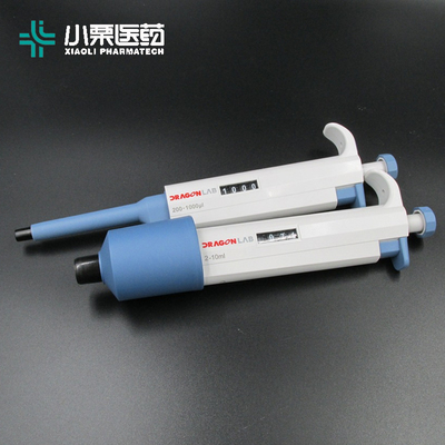 Medical Laboratory Plastic Single Channel High Quality Fixed Volume Factory Mechanical Pipette Micropipette