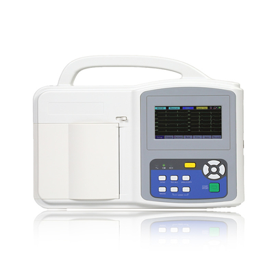 Plastic ECG Machine 6 Channel 12 Lead ECG / EKG Ectrocardiograph Machine High Quality Portable Cheap Price With CE &amp; ISO