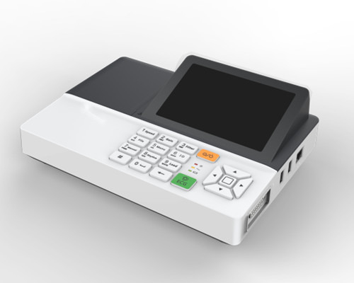 UN-U30 Digital Portable Metal Touch Screen Electrocardiogram ECG Machine 3 Channels With ISO/CE