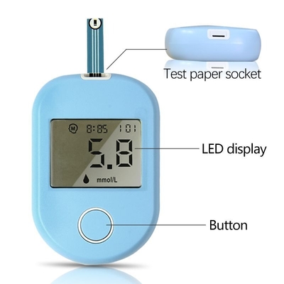 Professional Automatic Blood Glucose Meter Glucometer Brands New Arrival Portable Digital Fast Blood Sugar Test With Glucometer Strips