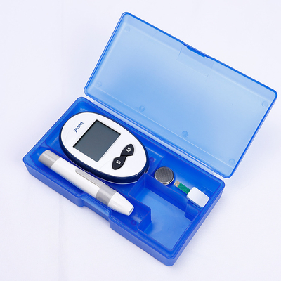 Plastic Sugar Testing Machine Automatic Memory Blood Glucose Meter Non Invasive Glucometer