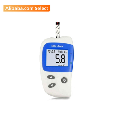 Plastic Blood Glucose Meter Safe Glucometer Accu2 Machine With Glucometer Test Strips