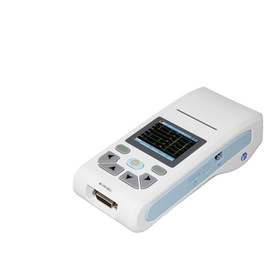 Contec ECG90A Plastic Multilingual 12 Leads Electrocardiograph, 3 Channels Touching ECG/EKG Machine,