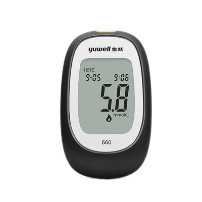 Automatic Electronic On Duty Measurement Blood Sugar Durable Blood Glucose Meter With Plug And Test Strips