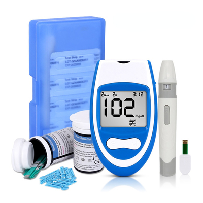Best Selling Blood Glucometer Test Blood Glucose Meter Medical Device Cheap Blue Sugar Testing Machine High Quality Blood Glucose Meter